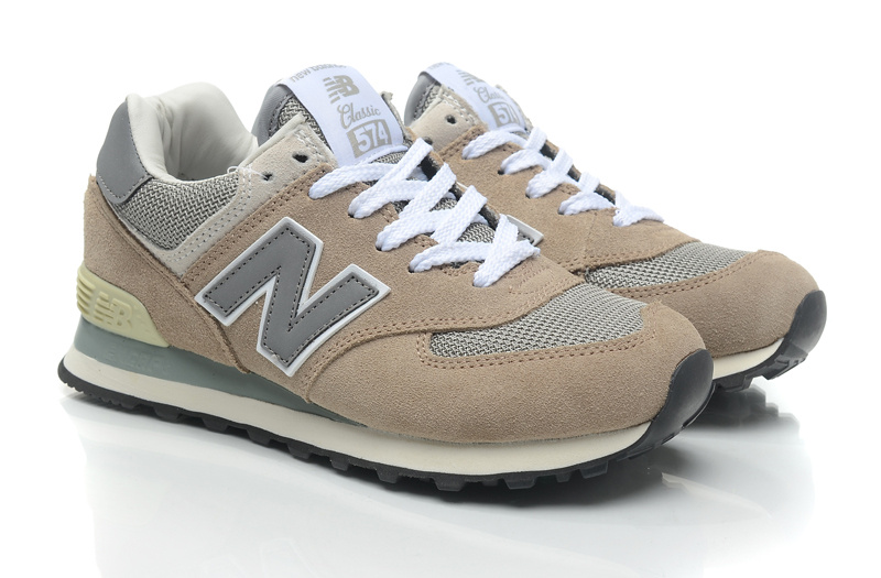 Chaussure New Balance Basse 574 Gris Pour Femme en Soldes